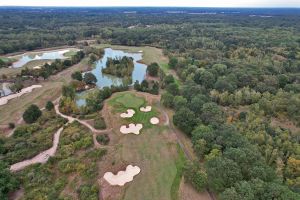 Les Bordes (Old) 10th Green Aerial